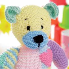 Stash-busting Teddy Bear Knitting Pattern
