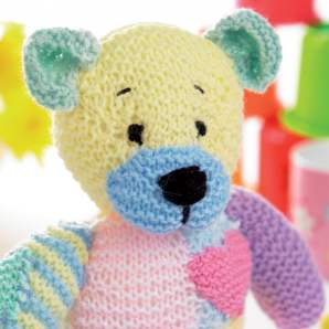 Stash-busting Teddy Bear Knitting Pattern