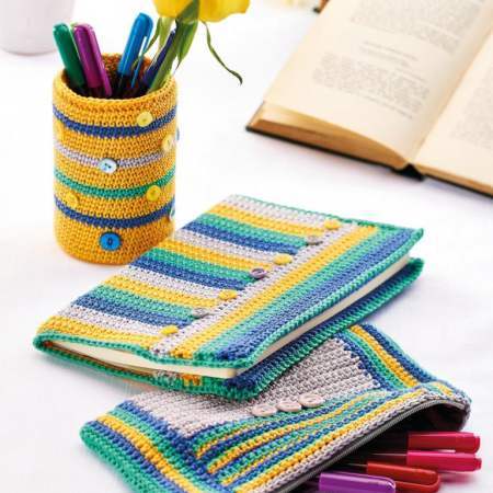 Stationery Cosies crochet Pattern