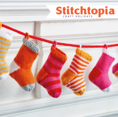 Christmas Stocking Bunting Knitting Pattern
