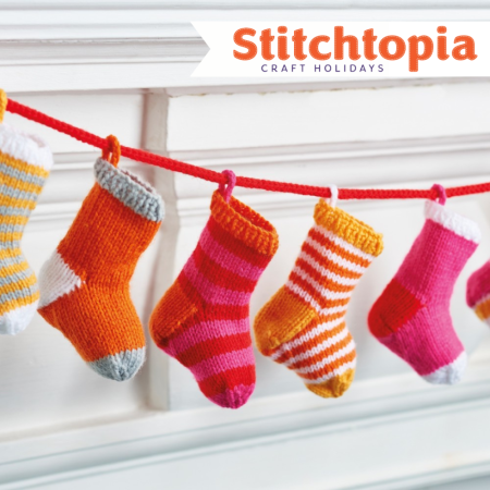 Christmas Stocking Bunting Knitting Pattern