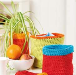 Storage Baskets Crochet Pattern