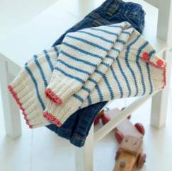 Striped Child’s Jumper Knitting Pattern