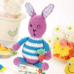 Stripy Easter Bunny Crochet Pattern Knitting Pattern
