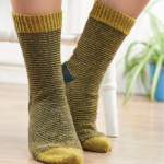 Striped Men’s socks Knitting Pattern