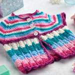 Simple Stripy Baby Cardigan Knitting Pattern Knitting Pattern