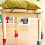 Stripy Chair Socks Knitting Pattern