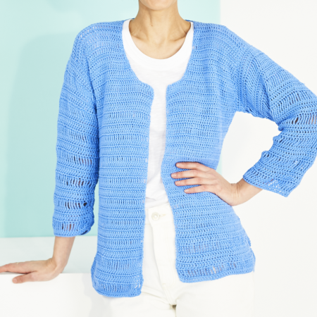Stylecraft Spring cardigan crochet pattern Knitting Pattern