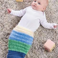 Knitted Baby Mermaid Tail Knitting Pattern