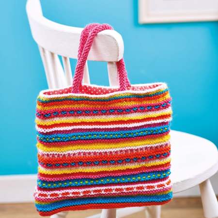 Summer Tote Bag Knitting Pattern