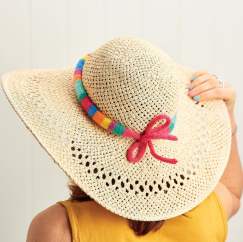Sun Hat Accessories Knitting Pattern