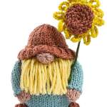 Sunflower Gonk Knitting Pattern | A Year of Gonks Knitting Pattern