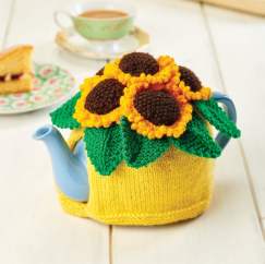 Sunflower Tea Cosy Knitting Pattern
