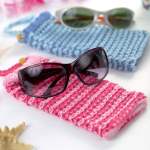 Stripy Sunglasses Case Knitting Pattern Knitting Pattern