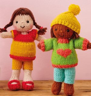 Dress Up Dolls and Dolls’ Clothes Knitting Pattern