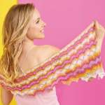 Beaded One Ball Shawlette Knitting Pattern