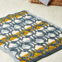 Super Chunky Cable Rug Knitting Pattern