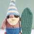 Surfer Gonk Knitting Pattern | A Year of Gonks Knitting Pattern