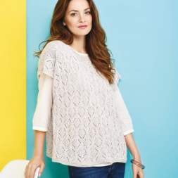 Lacy Swoncho Knitting Pattern Knitting Pattern