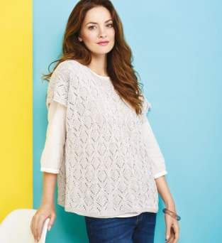 Lacy Swoncho Knitting Pattern Knitting Pattern