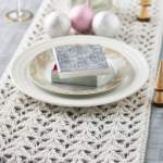 Sparkly Festive Table Runner Knitting Pattern