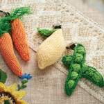 Fruit and Vegetable Table cloth weights Knitting Pattern