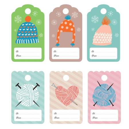 Cast On For Christmas: Gift Tags Knitting Pattern