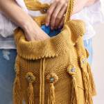Tassel Bag and Belt Set Knitting Pattern