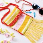 Tassel Shoulder Bag Knitting Pattern