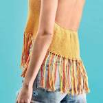 Halterneck Tassel Top Knitting Pattern Knitting Pattern