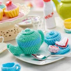 Tea Party Play Set Crochet Along: Part One Knitting Pattern