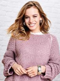 Unisex Top-Down Sweater Knitting Pattern