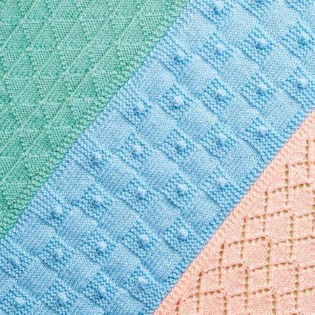 Textured gift blanket part five Knitting Pattern