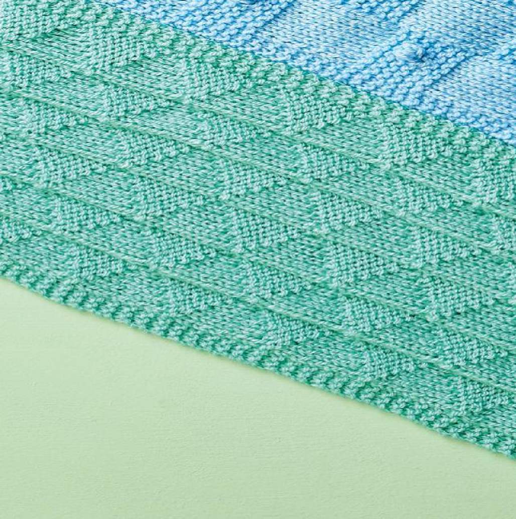 Textured gift blanket part six