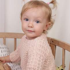 Textured Baby Jumper Knitting Pattern - Knitting Pattern