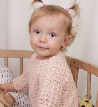 Textured Baby Jumper Knitting Pattern Knitting Pattern