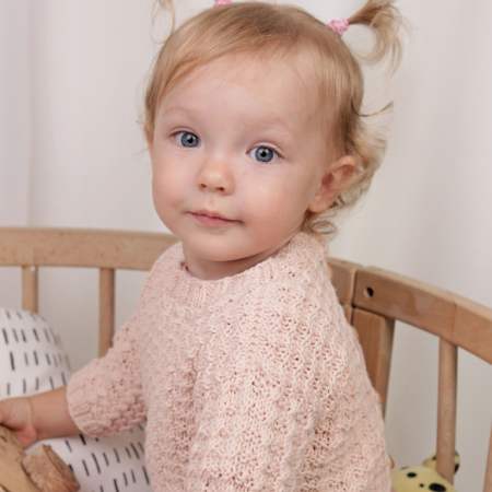 Textured Baby Jumper Knitting Pattern Knitting Pattern