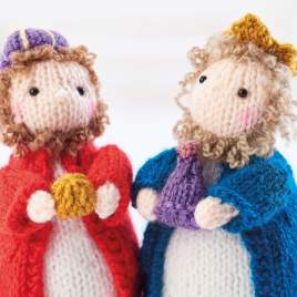 Classic Christmas Nativity Knitalong | Part Three - Three Wise Men Knitting Pattern