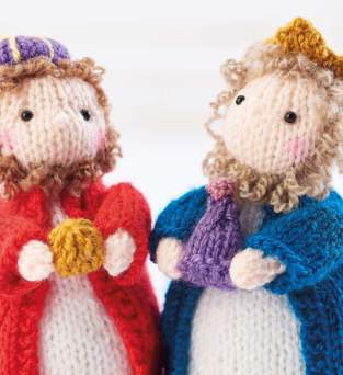 Classic Christmas Nativity Knitalong | Part Three - Three Wise Men Knitting Pattern