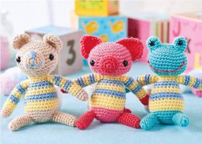 Three Amigurumi Animals crochet Pattern