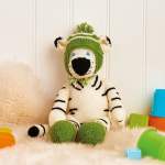 White Tiger Toy Knitting Pattern