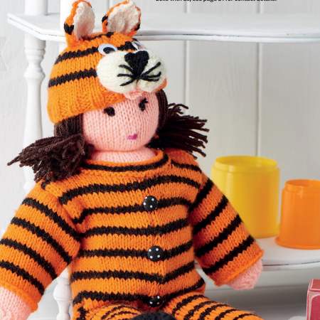 Tiger Lily Dress Up Doll Knitting Pattern