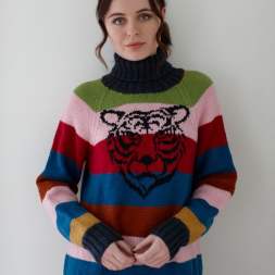 Martin Storey Tiger Jumper Knitting Pattern