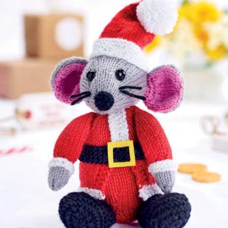 Timmy The Christmas Mouse Knitting Pattern