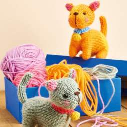 Tiny Kittens Knitting Pattern