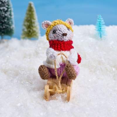 Merry Mice Bauble-along: Part Four - Toboganning Mouse