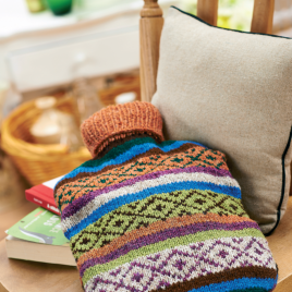 How to: work Fair Isle with one hand, two strands Knitting Pattern