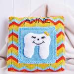Tooth Fairy Cushion Project Knitting Pattern