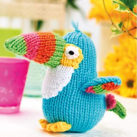 Toucan Toy Knitting Pattern