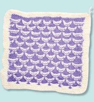 Spring Meadow Blanket Knitalong Part Five: Shell and Trellis Knitting Pattern